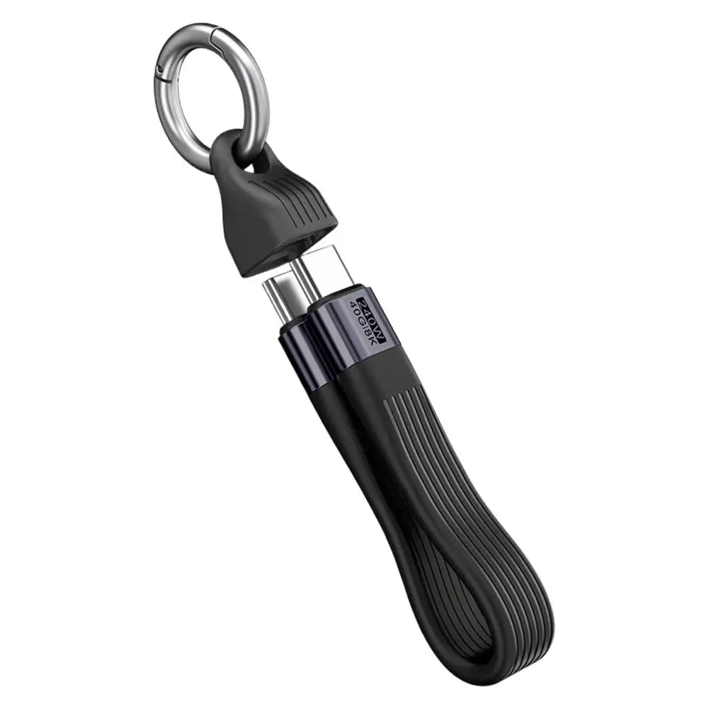 USB4 Keychain Cable 240W 40Gbps USB-C to USB-C | 8K Video
