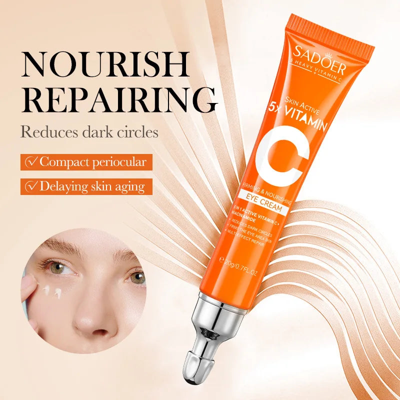 SADOER Vitamin C Eye Cream – Brightening & Firming