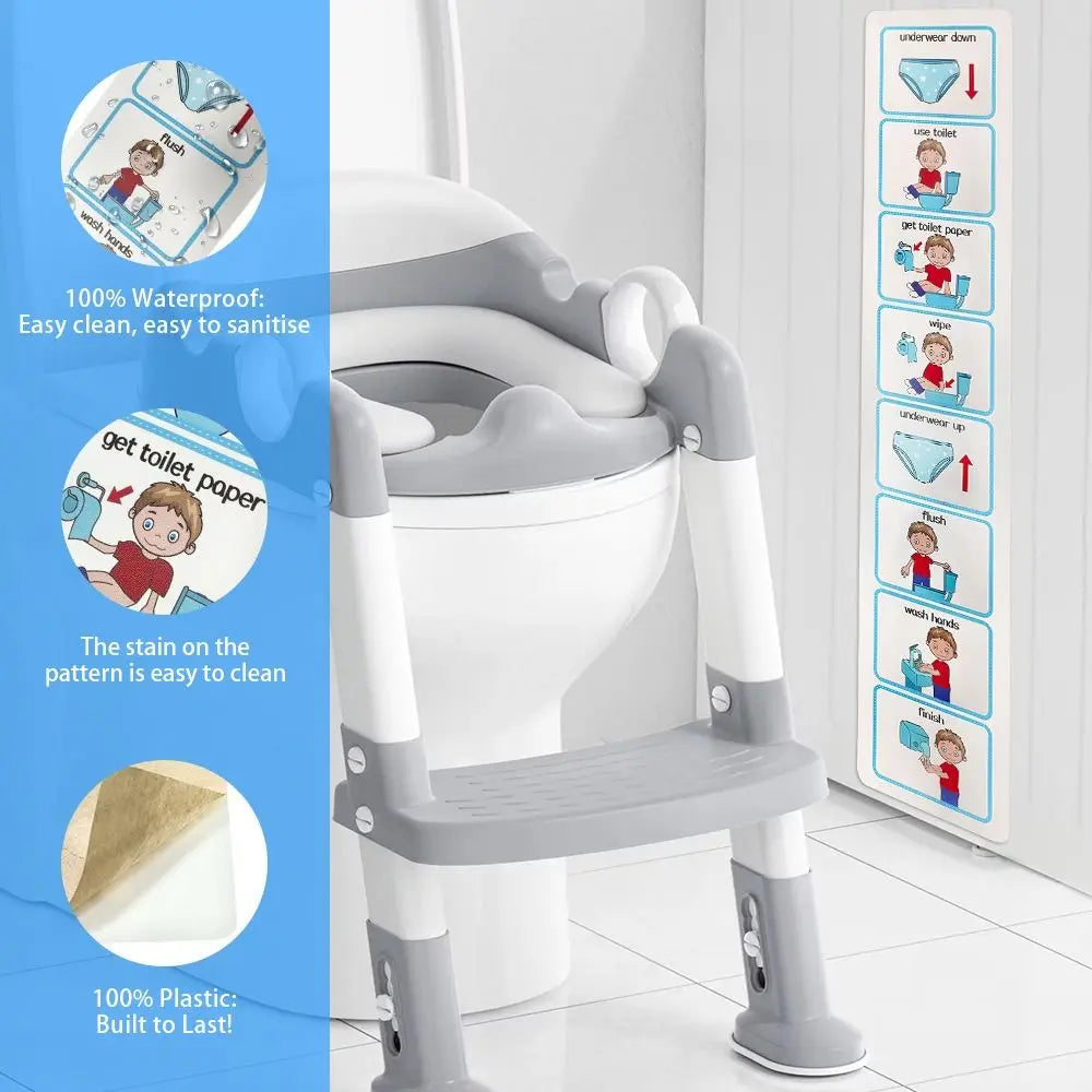 Kids Toilet Training Chart – Visual Potty Learning Aid Sticker