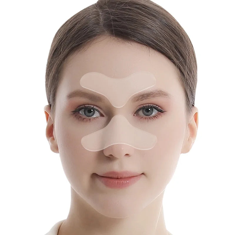 Silicone Anti-Wrinkle Face Patches – Reusable Forehead & Eye Pads