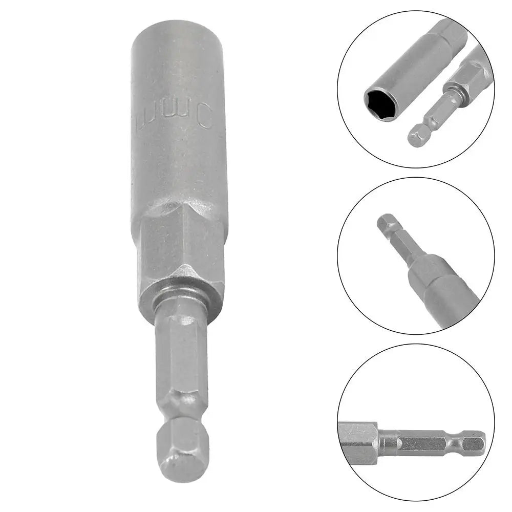 Magnetic Hex Nut Driver Drill Bit Adapter 1/4" – 5.5–19mm