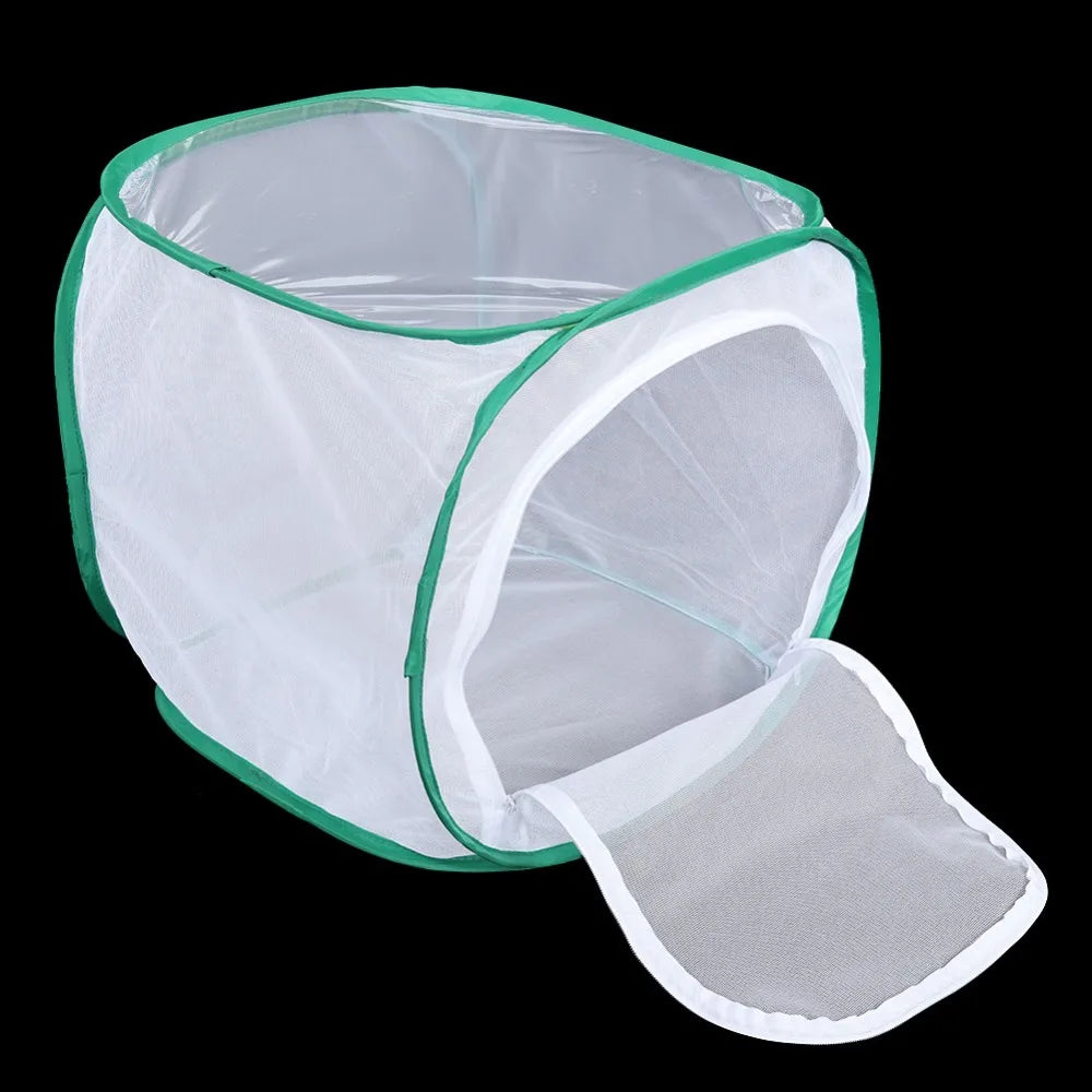 Foldable Pop-Up Butterfly Habitat Cage – Ventilated Insect Enclosure