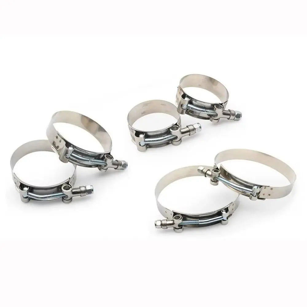 Stainless Steel T-Bolt Hose Clamp 42mm–109mm | Universal Fit