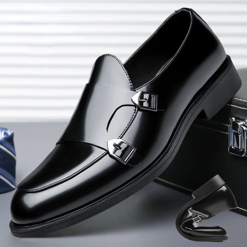 Men's Patent Leather Slip-On Dress Loafers | Wedding & Party