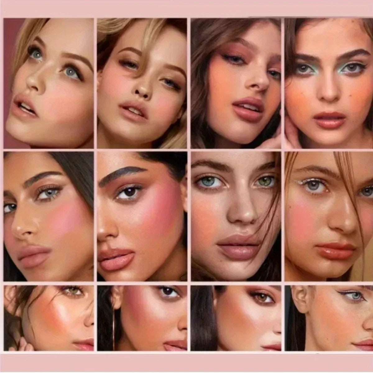 Waterproof Cheek Tint Blush Palette – Contour & Brighten