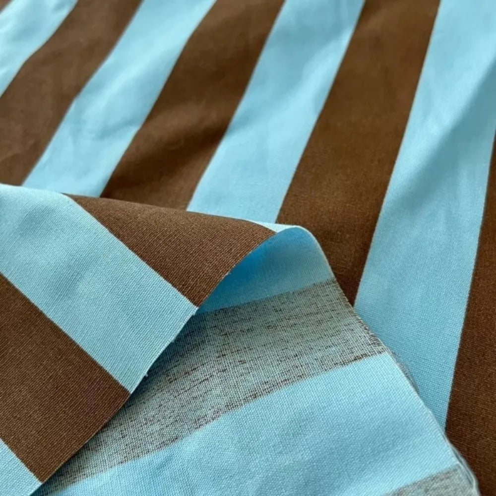 Vertical Stripes Challie Fabric 150×100cm | Sewing Material