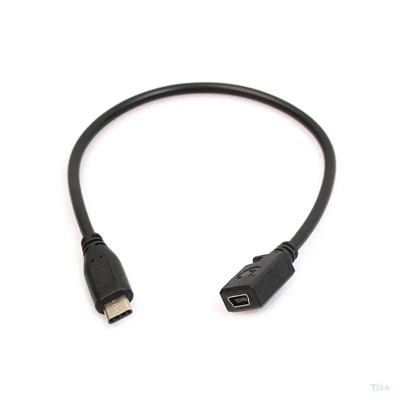 USB-C to Mini USB Female Cable – USB 3.1, 5Gbps, 25cm