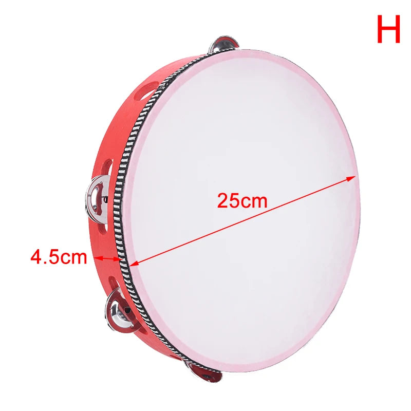 Children's Tambourine Drum – Sheepskin Educational Music Toy