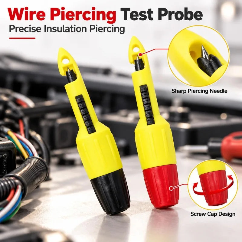 Wire Piercing Puncture Probe – 2mm Insulation Clip Voltage Test