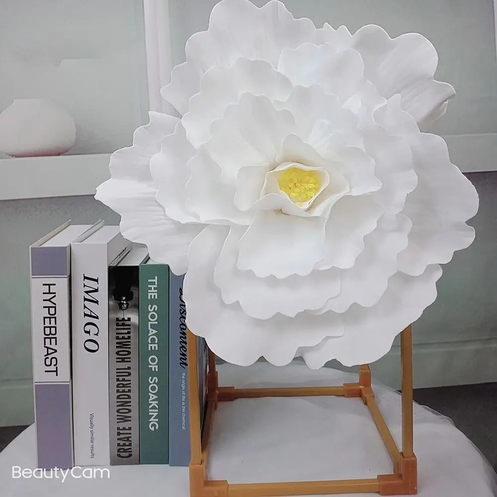 Giant 50cm PE Foam Rose Flower Head – Wedding Party Backdrop