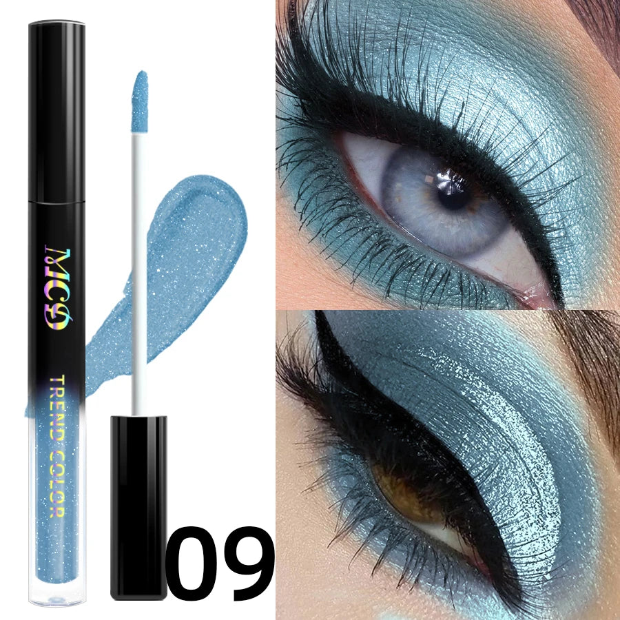 MCD Waterproof Liquid Eyeshadow Pen – 13 Glitter Shimmer Colors