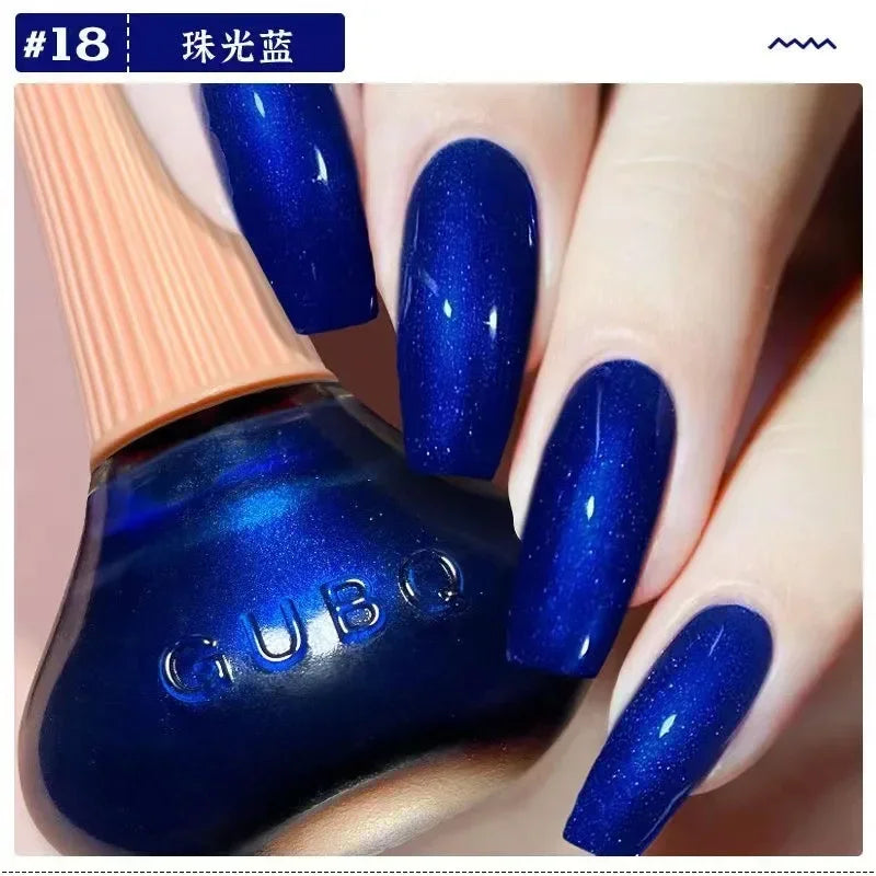 Handaiyan Shimmer Nail Polish – Quick Dry, 45 Colors, 12ml