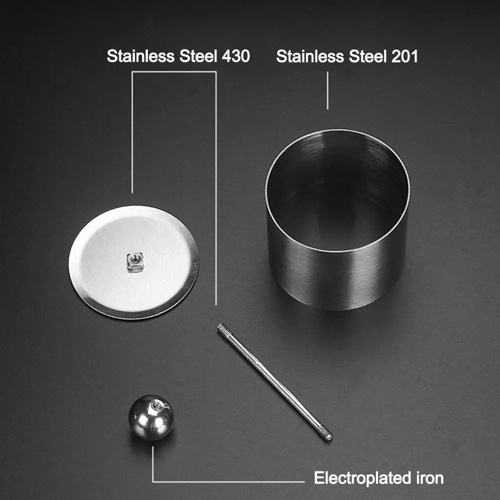 Stainless Steel Round Cake Mousse Ring Mold with Pusher