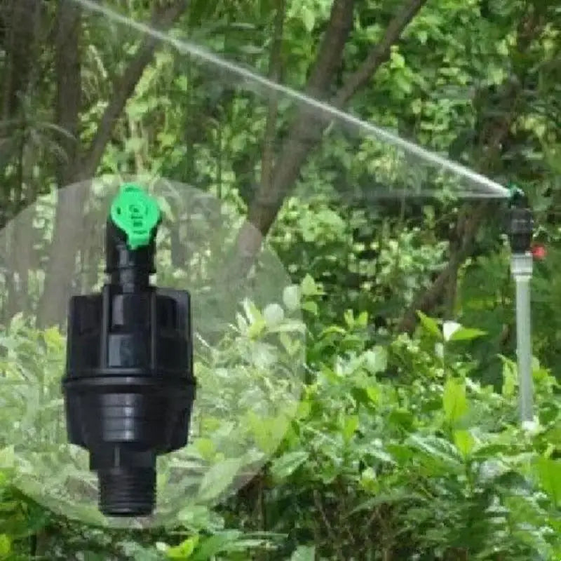 360° Rotating Garden Sprinkler Nozzle – 1/2" Adjustable Irrigation