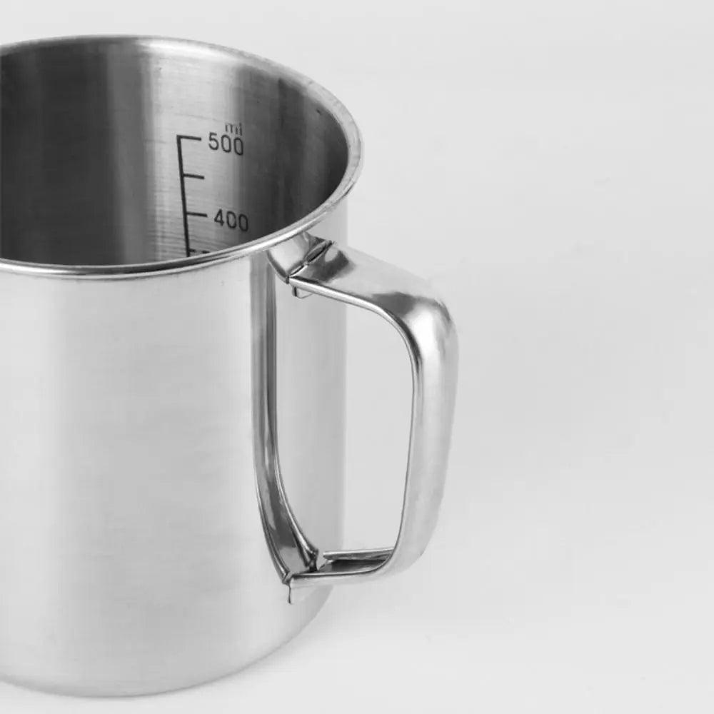 Stainless Steel Measuring Cup 500ml–2000ml | Milk Frothing Pitcher