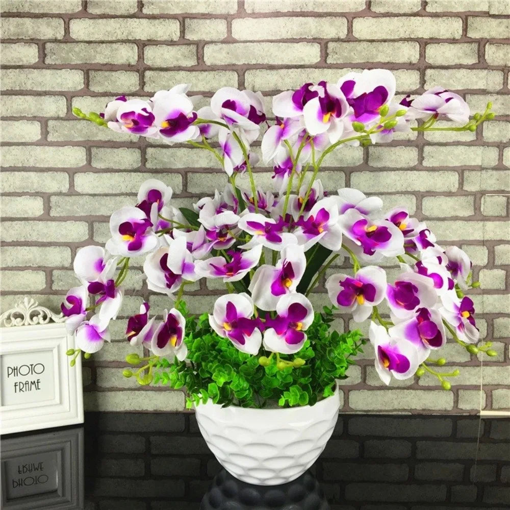 Real Touch Phalaenopsis Artificial Orchid – 7 Forks 56 Heads