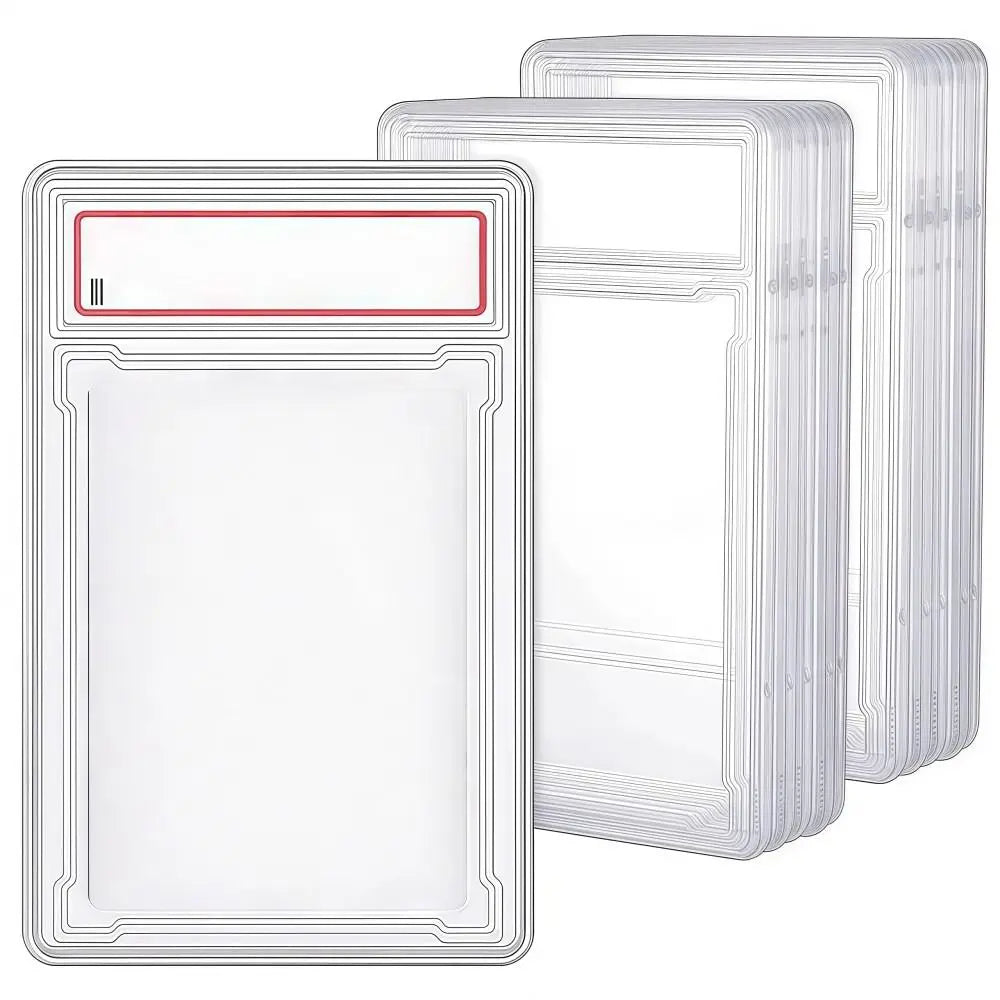 Transparent Trading Card Case – UV Protection 35PT Collectible Box
