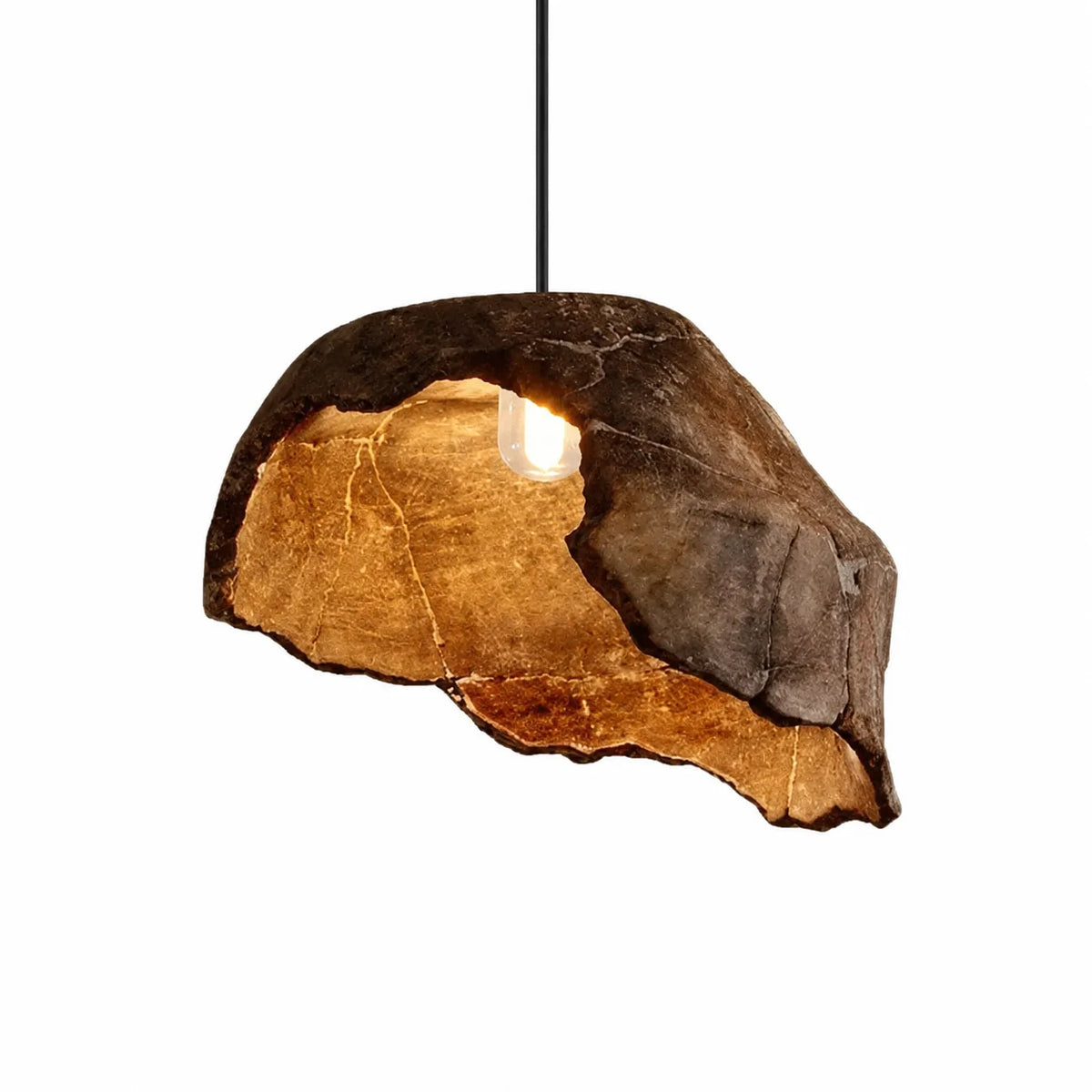 Wabi Sabi Lotus Pendant Light | Japanese Zen Hanging Lamp