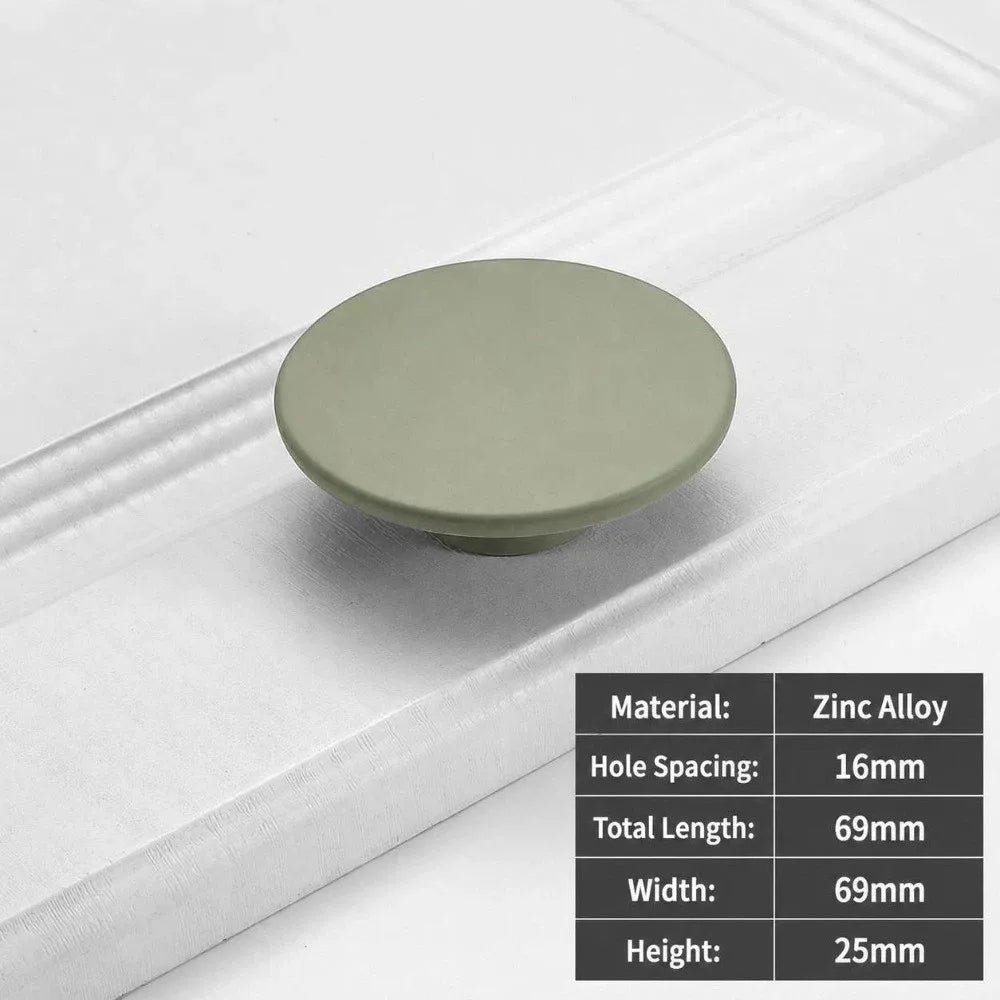 Zinc Alloy Cabinet Door Handle – Baked Paint Drawer Knob
