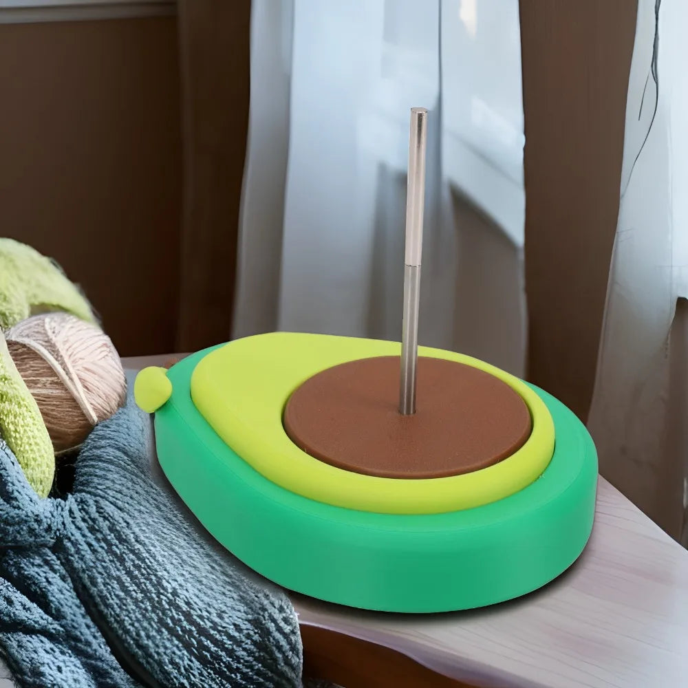 Avocado Rotating Yarn Spinner Holder – Detachable Ball Dispenser