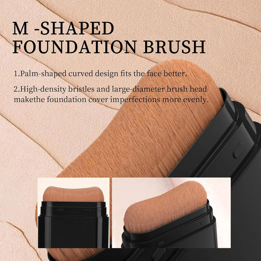 ZaiDoc 2-in-1 Concealer Foundation Stick | 7 Shades + Setting Spray