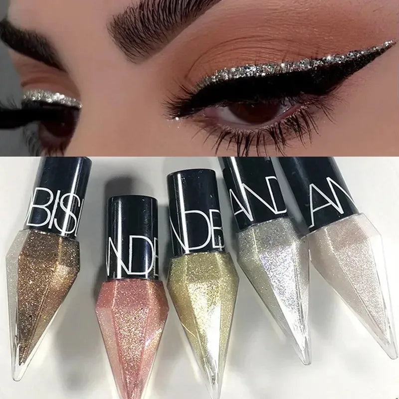 SAKSRAAR Glitter Eyeliner & Eyeshadow – 5 Shimmer Colors