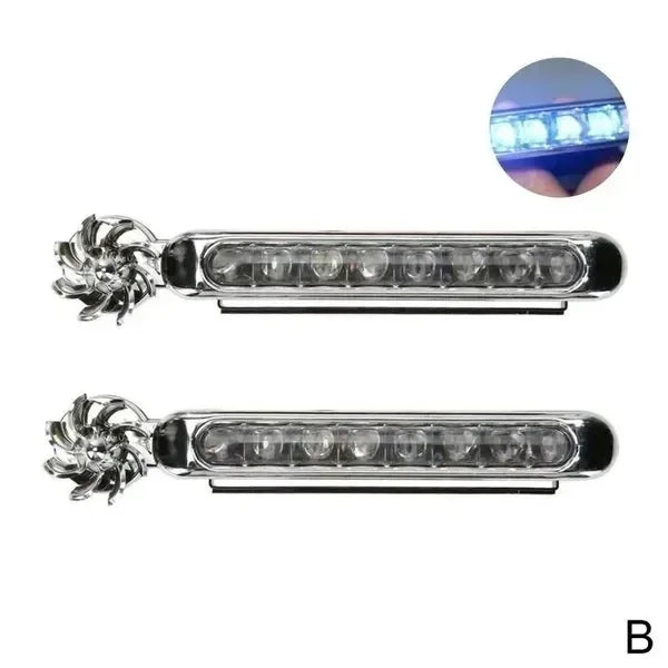 Wind-Powered LED Daytime Running Lights – Universal Car DRL