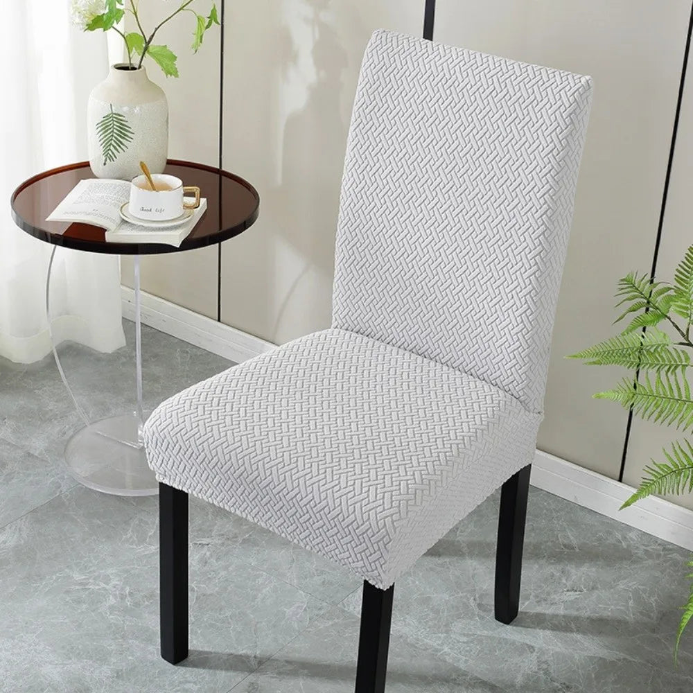 T-Shape Jacquard Chair Cover – Elastic Universal Slipcover