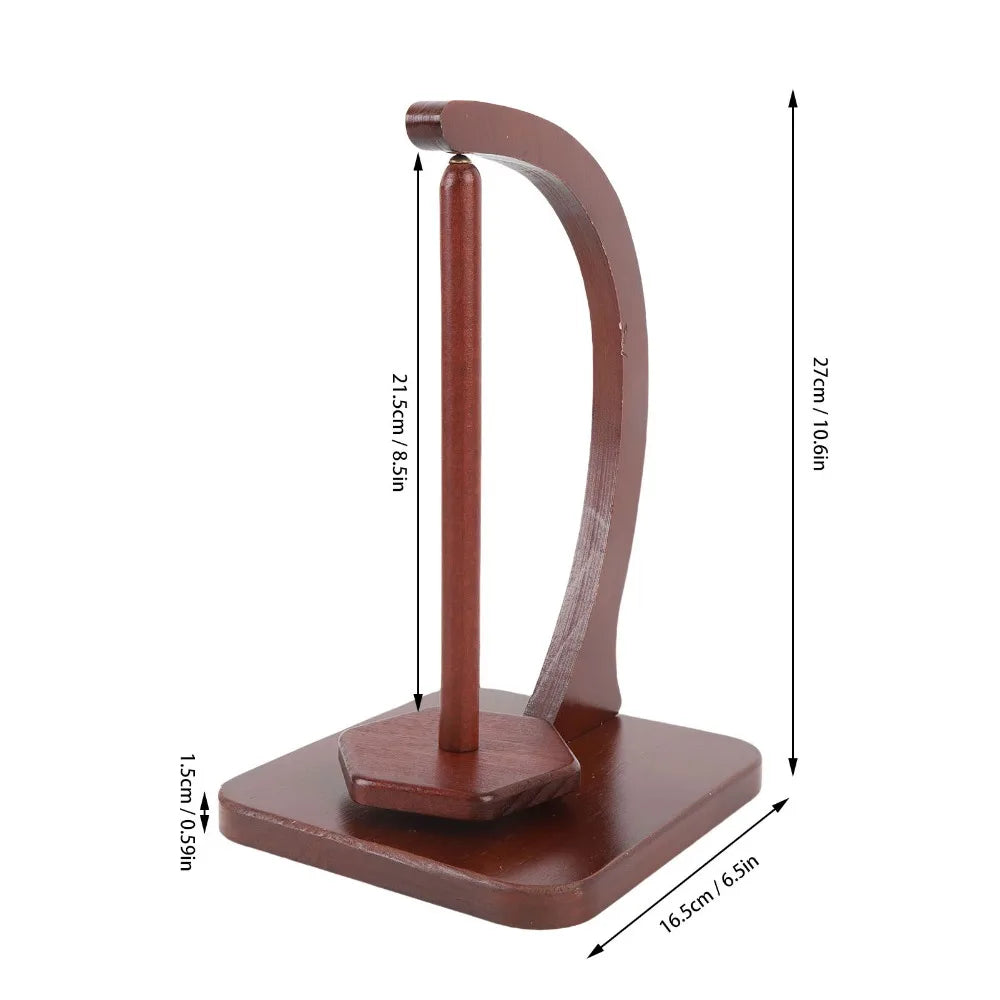 Retro Wooden Yarn Ball Holder – 360° Rotating Yarn Spinner