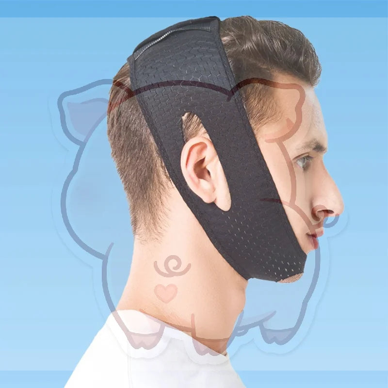 V-Line Face Slimming Mask – Adjustable Silicone Chin Lift Band