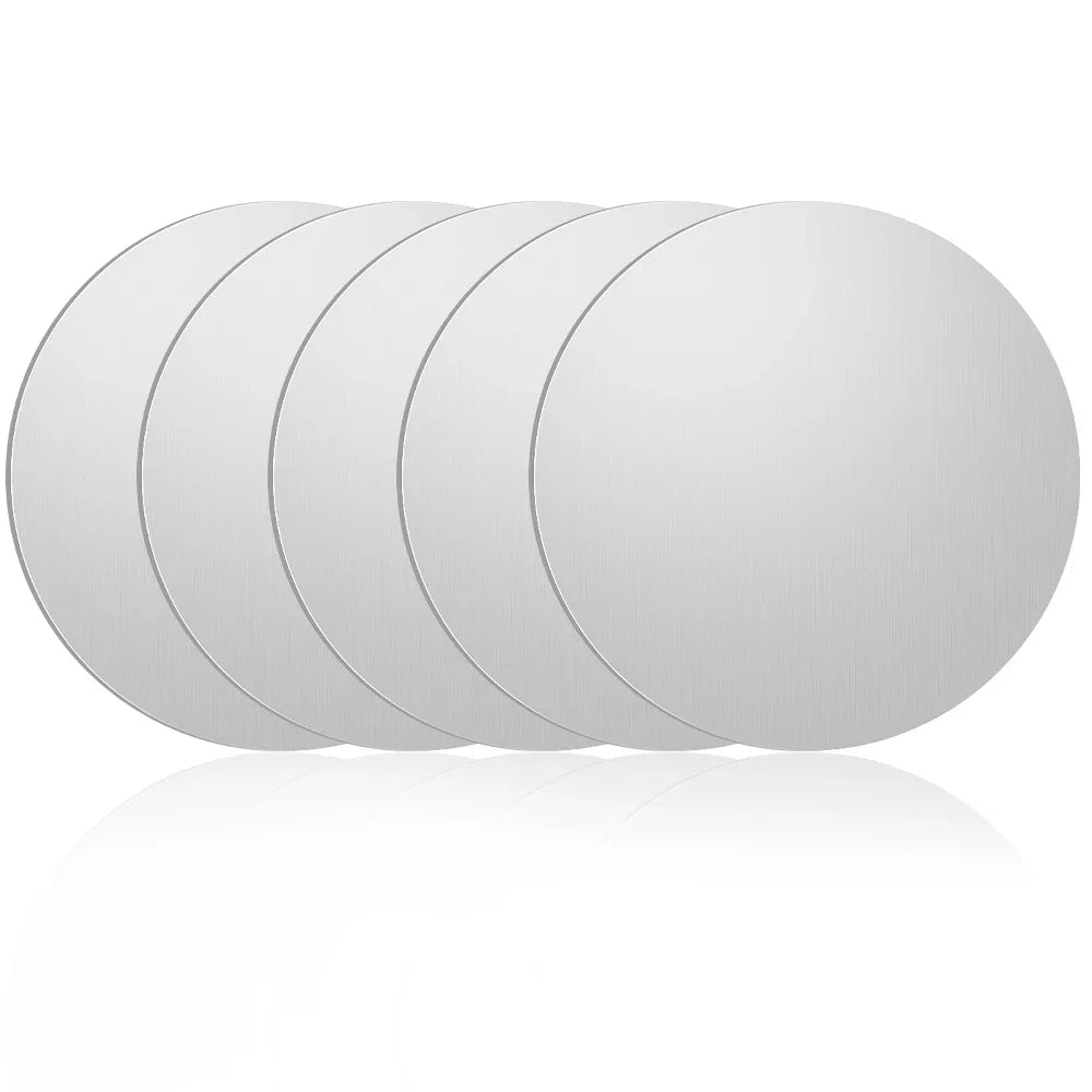 Magnetic Metal Disk Plates for Car Phone Holder – 5-Pack