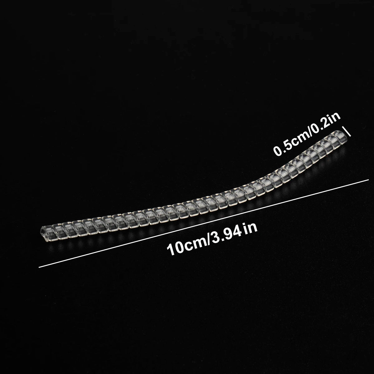 Transparent Silicone Ring Size Adjuster – Spiral Resizer Tool