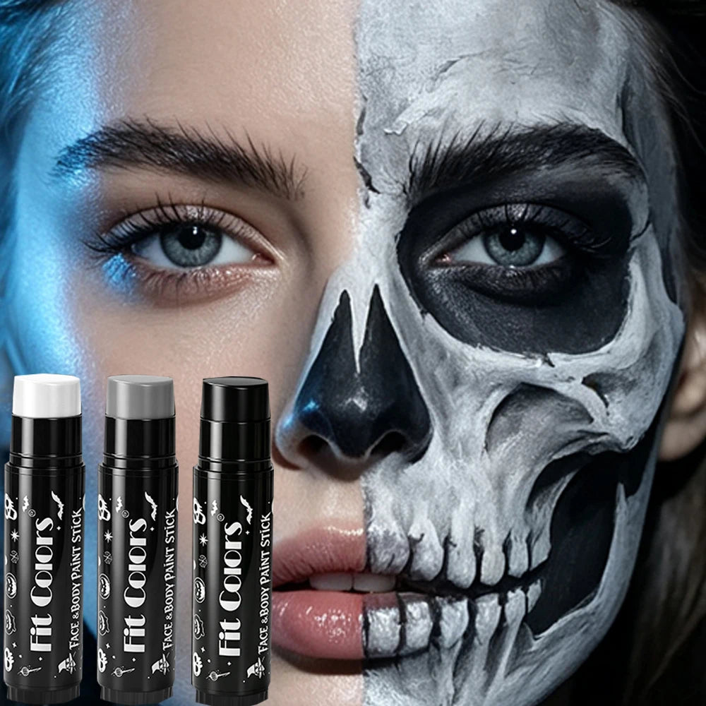 Halloween 14-Color Face & Body Paint Stick – Waterproof Matte