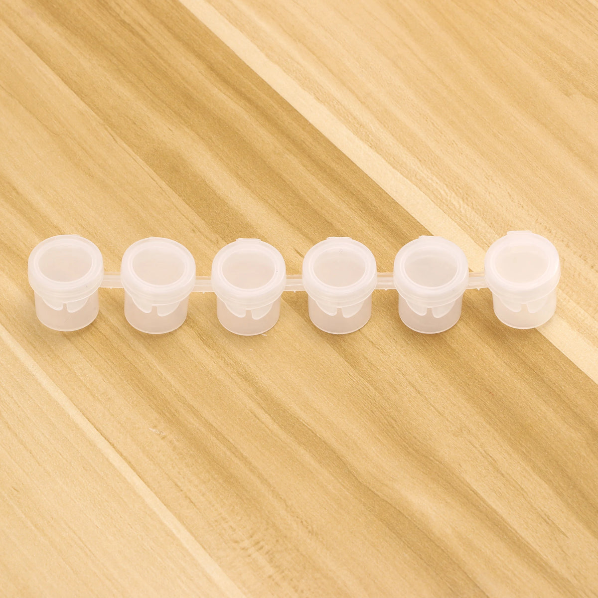 Empty Mini Paint Pod Strips – 10 Strips, 60 Pots Storage
