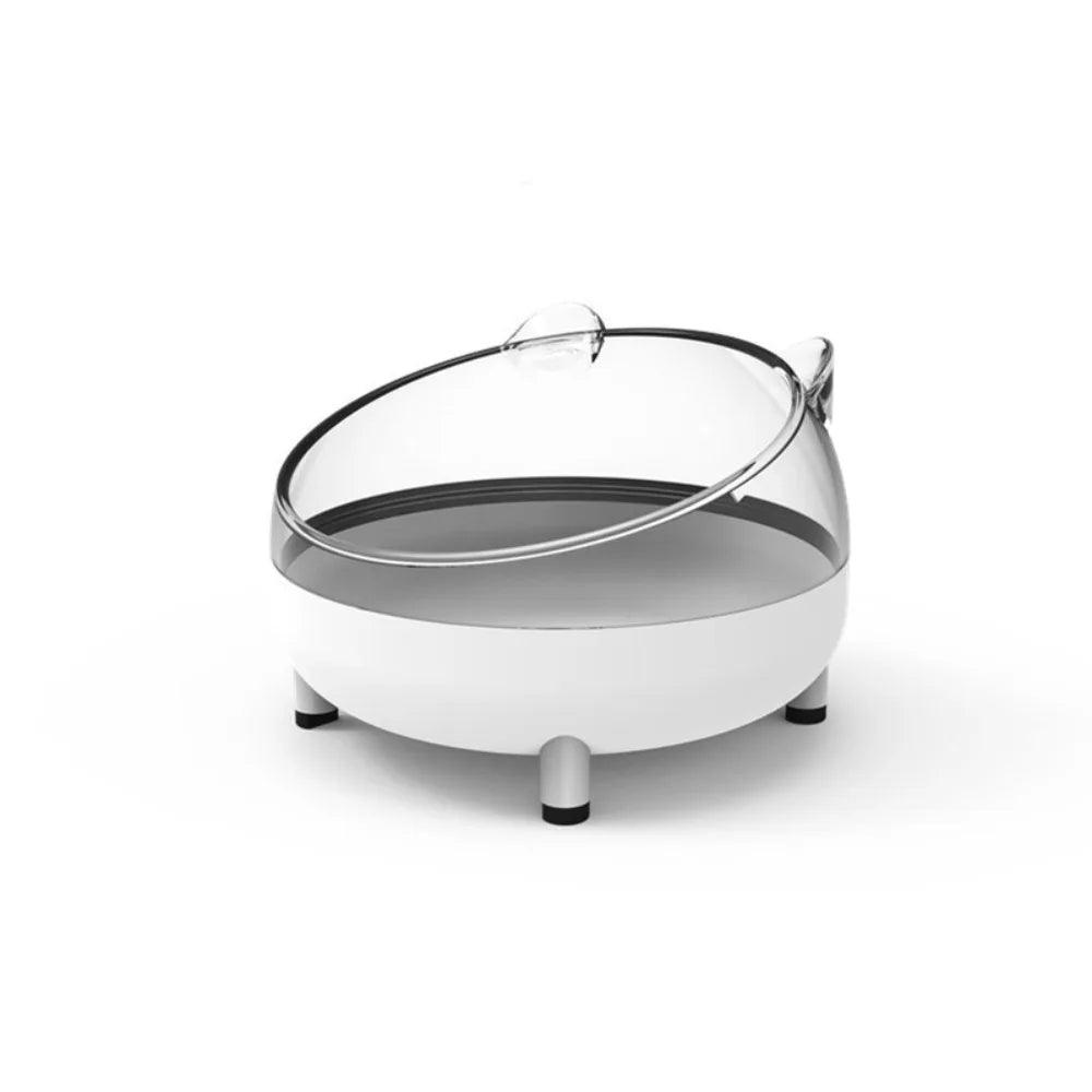 Hamster Sand Bath Box – Transparent Small Animal Container