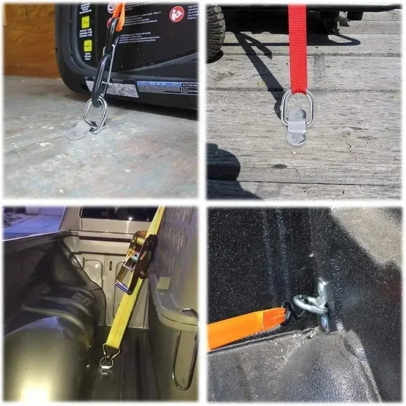 Heavy Duty D-Ring Tie Down Anchor Hook for Cargo Trucks