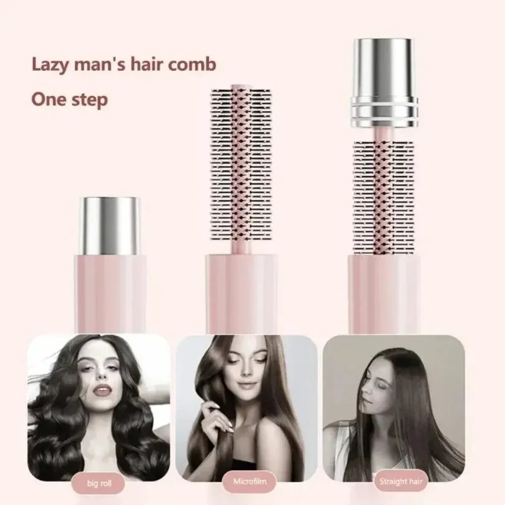 Portable Detachable Round Hair Brush – Wet & Dry Travel Comb