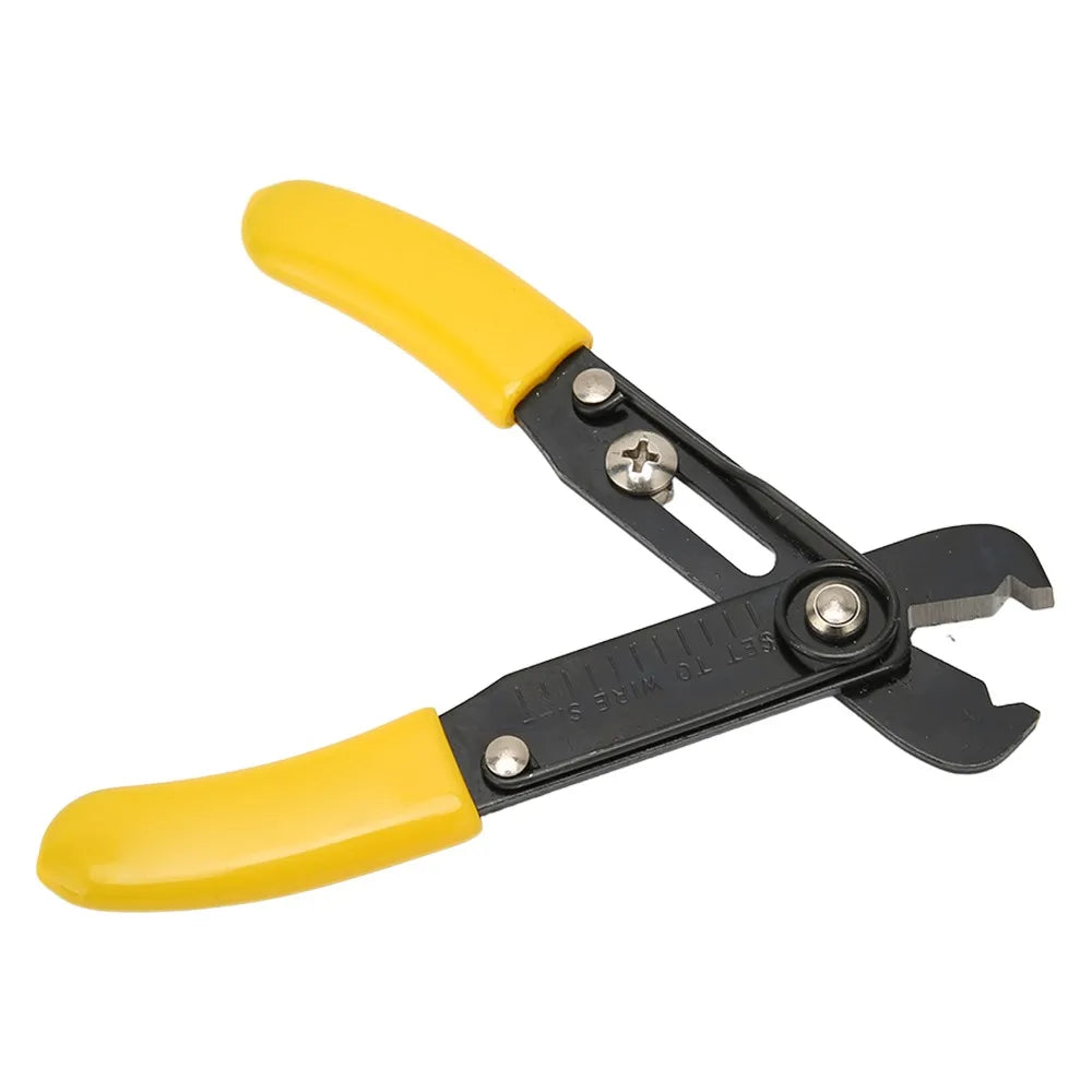 Yellow Wire Stripper Cutter Pliers – Alloy Jewelry Making Tool