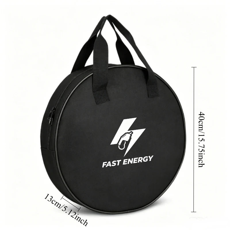 Portable EV Charging Cable Storage Bag | Large Oxford Fabric Pouch