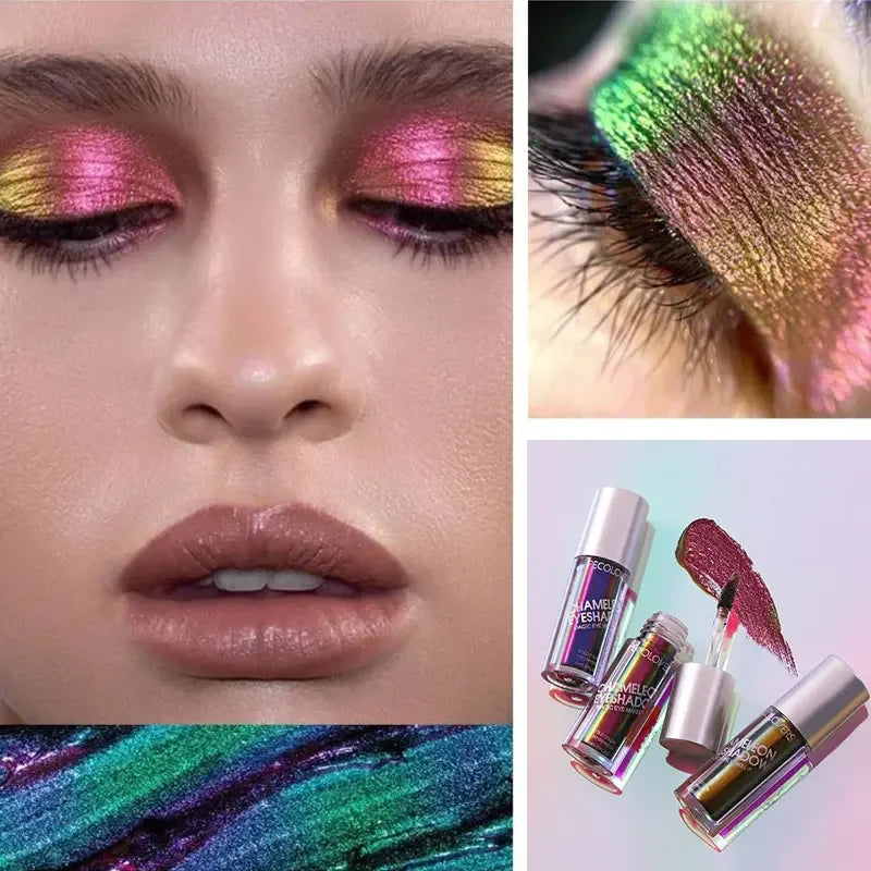 PECOLOVERS Chameleon Metallic Eyeshadow Stick – Aurora Chrome