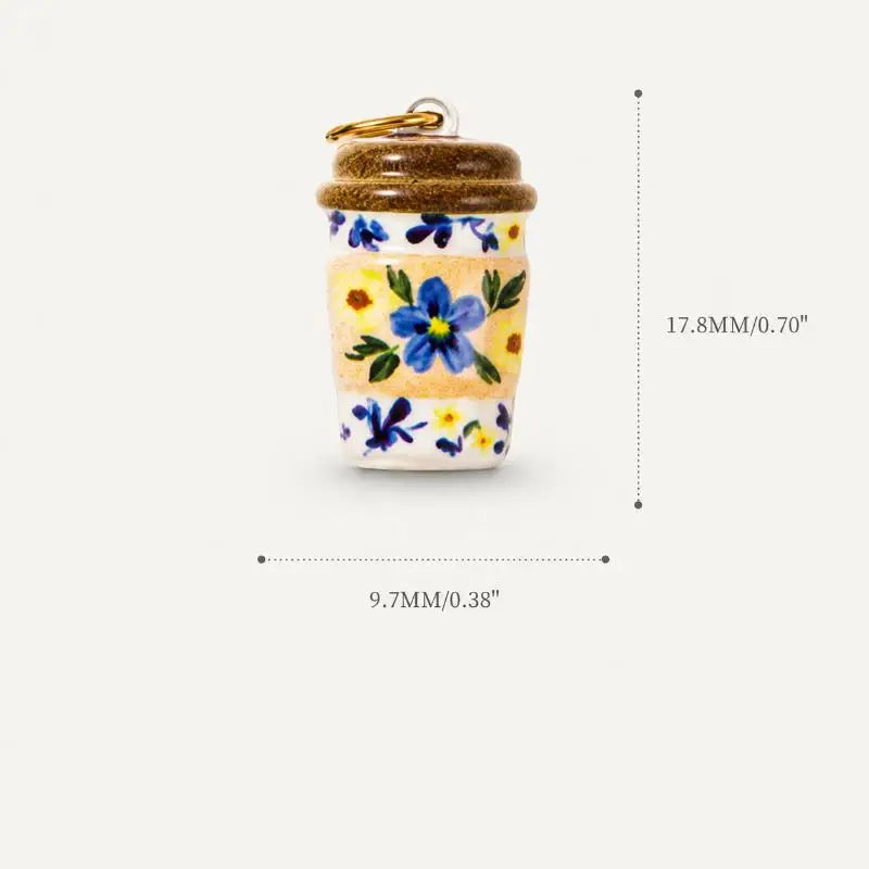 Mini Copper Food & Drink Charms for DIY Jewelry Making
