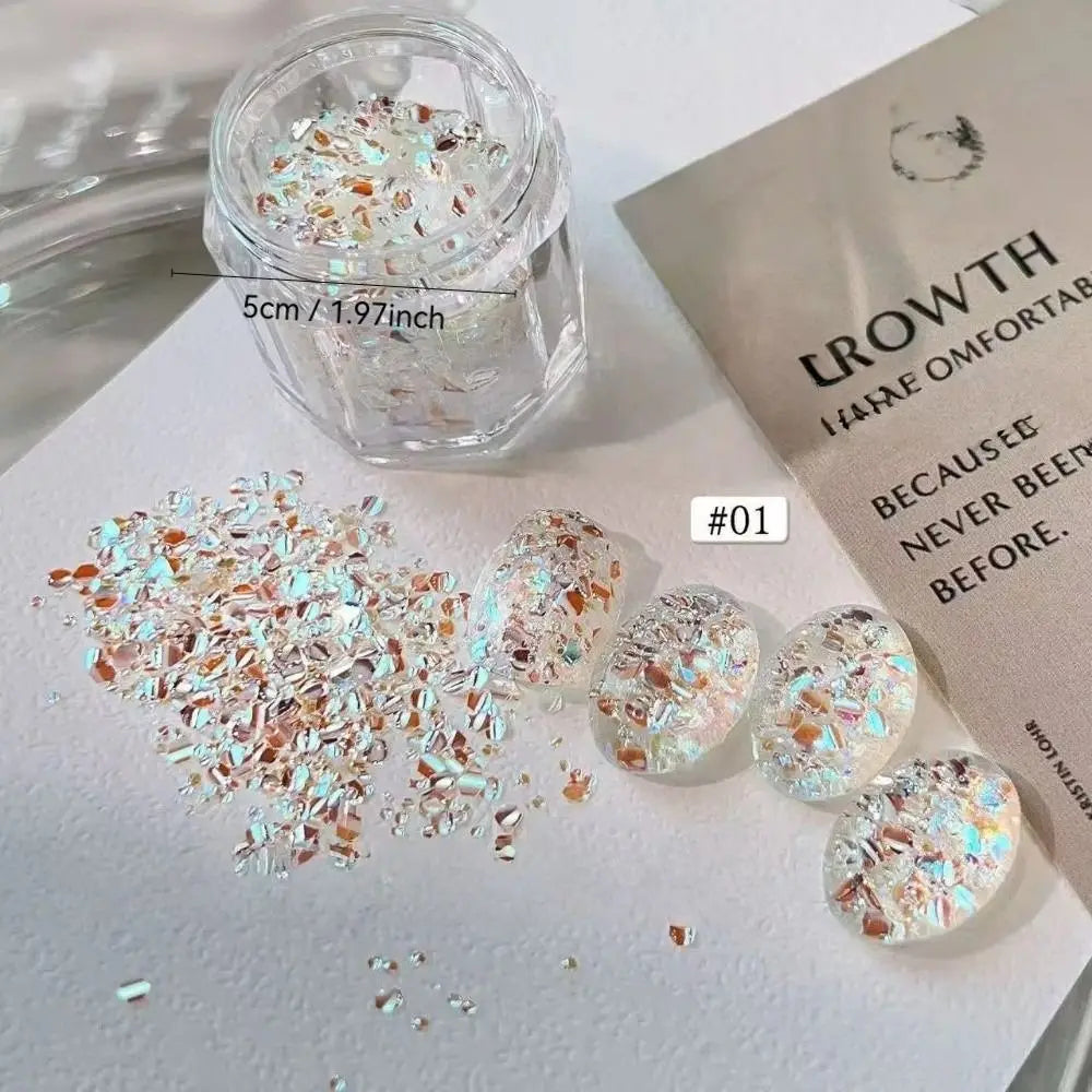 Glitter Nail Art Sequins & Charms – DIY Flash Nail Decoration
