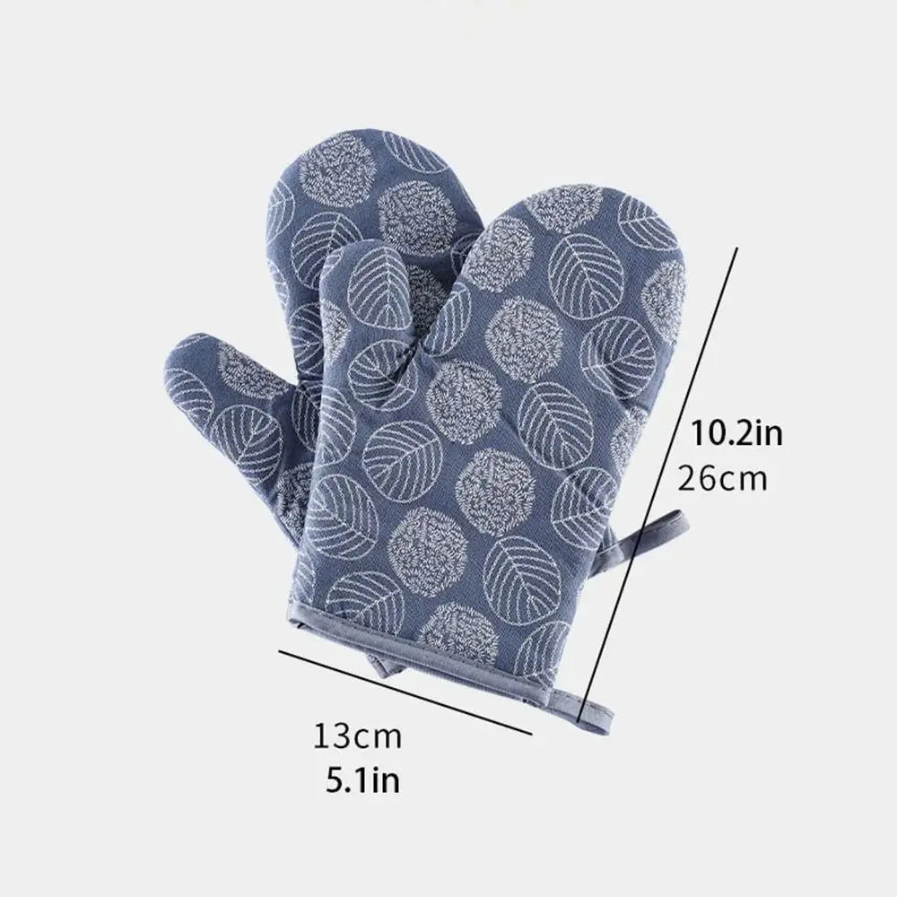 Thickened Microwave Oven Mitts – Heat-Resistant Kitchen Gloves