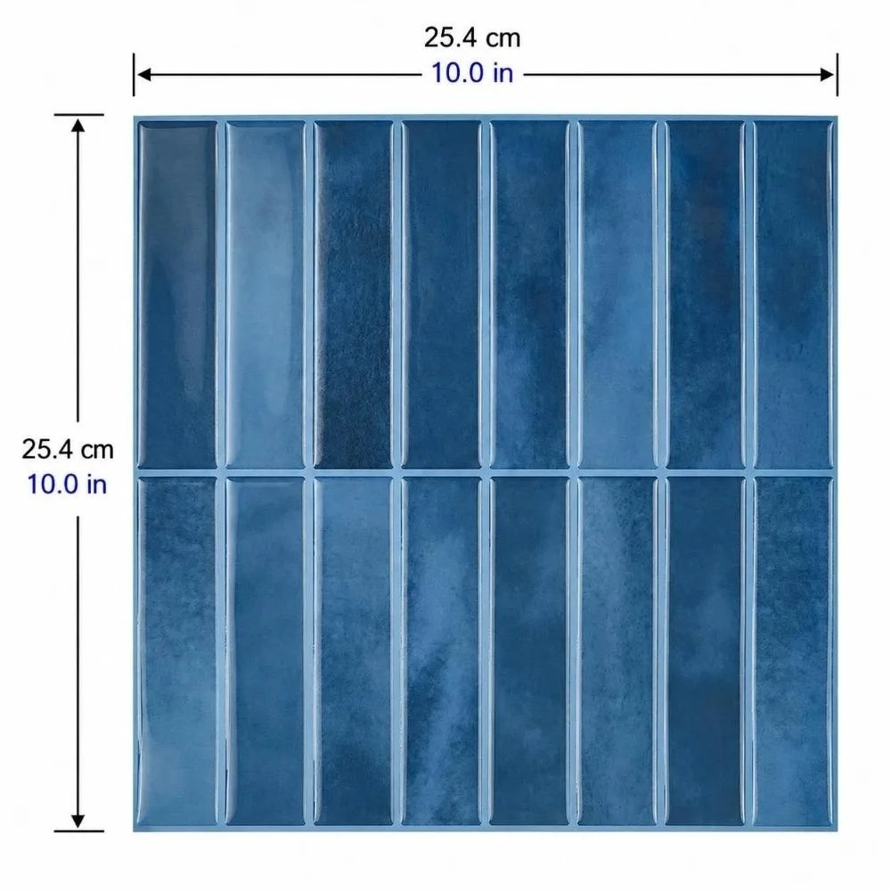 Self-Adhesive PVC Tile Stickers – Waterproof Wall & Floor Decal