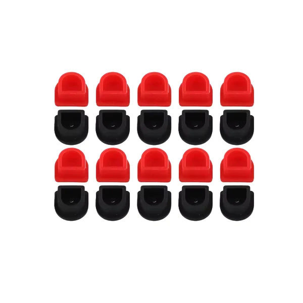Silicone Dust Plugs for 50A Anderson Connectors – Red & Black