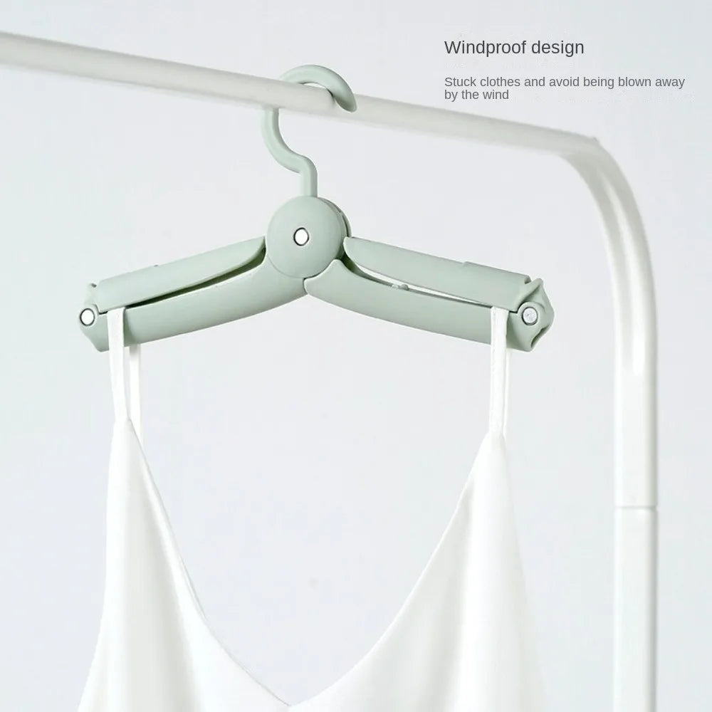 Foldable Extendable Clothes Hanger – Windproof Anti-Slip Rack