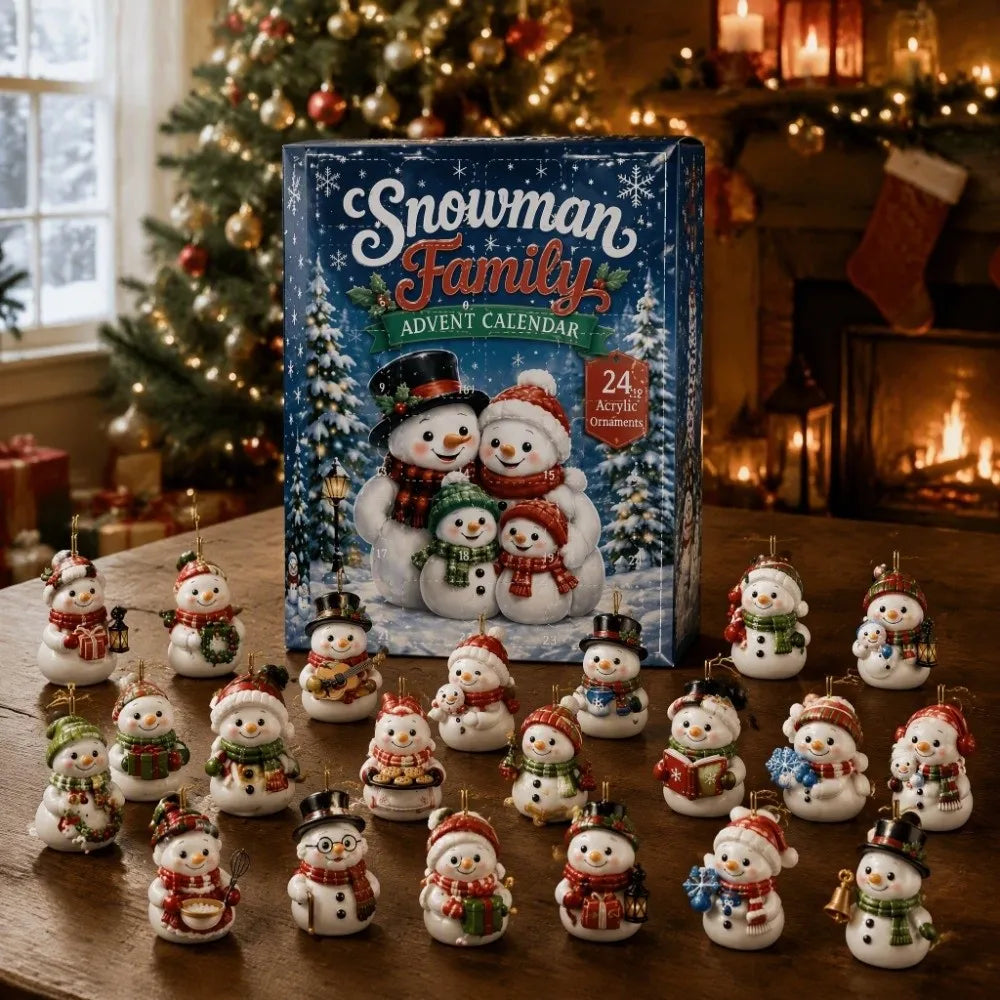 24-Day Advent Calendar 2026 – Acrylic 2D Christmas Countdown