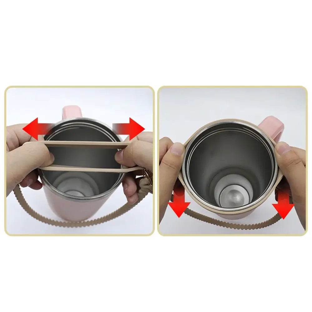 Silicone Water Bottle Sling Carrier – Anti-Slip Cup Strap