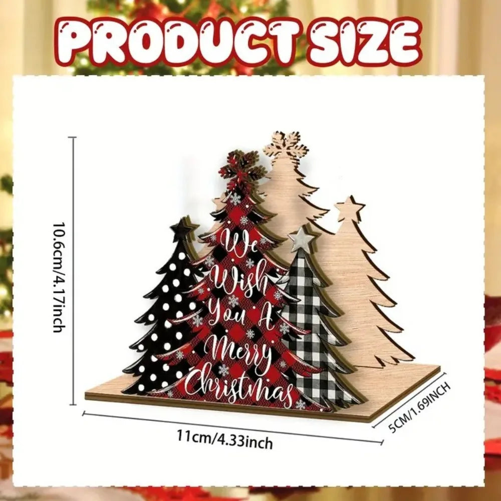 Wooden Christmas Tree Napkin Holder – Festive Tabletop Decor