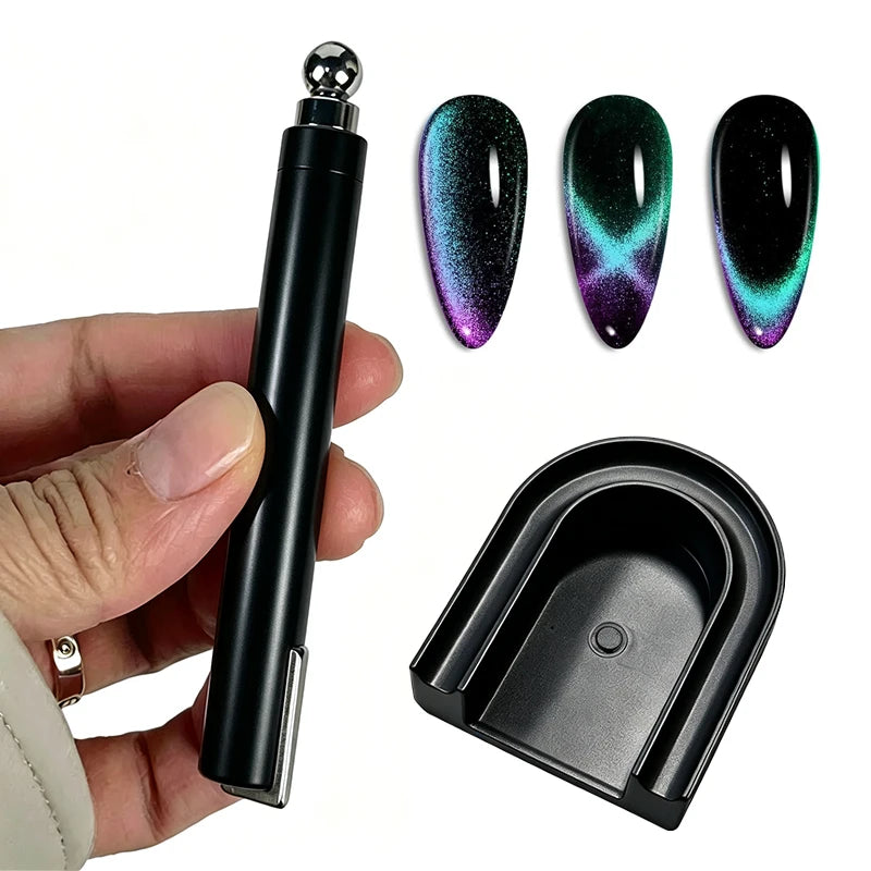 U-Shaped Cat Eye Nail Magnet Guide Tool – DIY Gel Polish